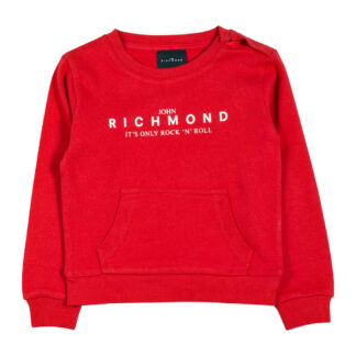 RICHMOND Felpa collo tondo neonato cotone garzato