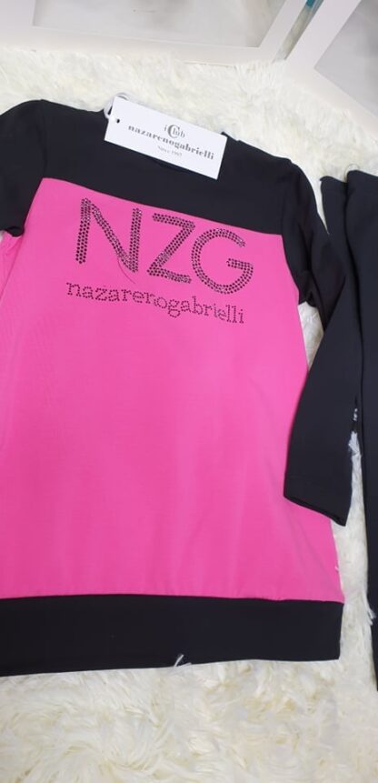 Nazarenogabrielli Completo bimba cotone garzato