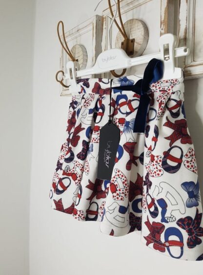 BYBLOS Gonna bimba cotone caldo con tulle - immagine 2