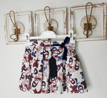 BYBLOS Gonna bimba cotone caldo con tulle