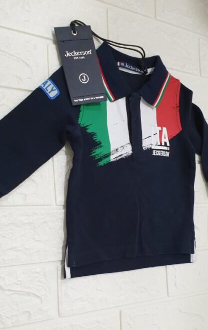 JECKERSON Polo neonato cotone garzato - immagine 2