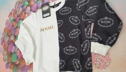 MINIMAL Felpa bimbo bimba in cotone caldo - immagine 2