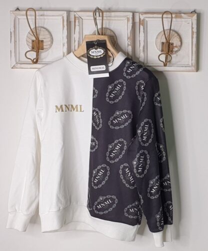 MINIMAL Felpa bimbo bimba in cotone caldo