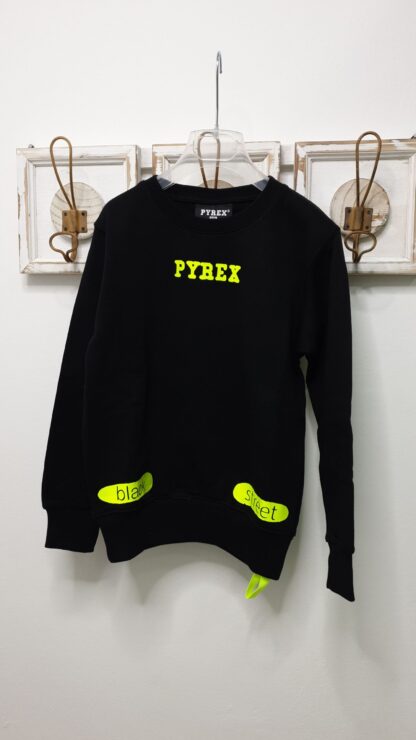 PYREX Felpa collo tondo bimbo bimba cotone garzato