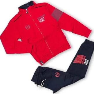 SERGIO TACCHINI  Tuta bimbo con zip cotone garzato