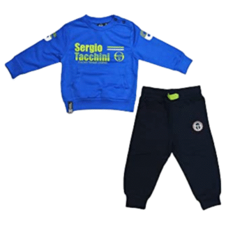 SERGIO TACCHINI  Tuta neonato cotone garzato