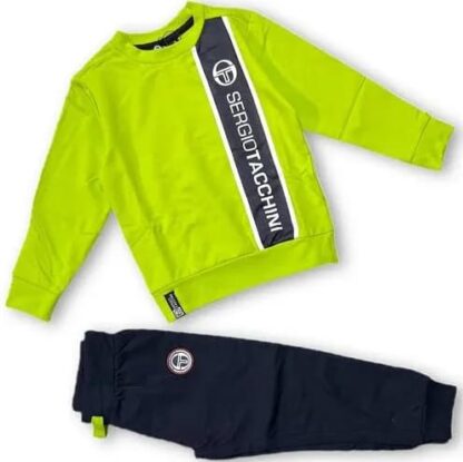 SERGIO TACCHINI  Tuta bimbo cotone garzato