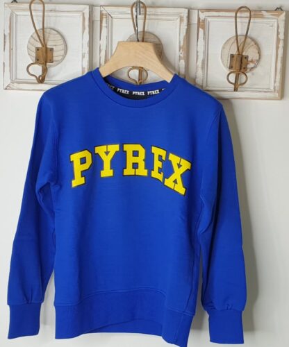 PYREX Felpa collo tondo bimbo bimba cotone garzato