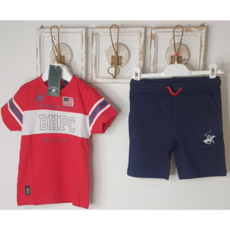 BAVERLY HILLS POLO CLUB Completino bimbo cotone