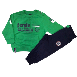 SERGIO TACCHINI  Tuta neonato cotone garzato