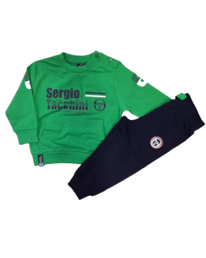 SERGIO TACCHINI  Tuta neonato cotone garzato
