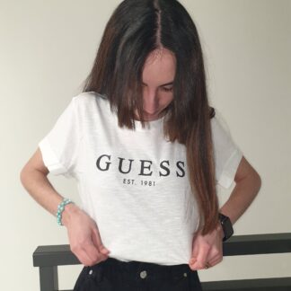 GUESS T-shirt donna cotone