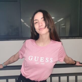 GUESS T-shirt donna cotone