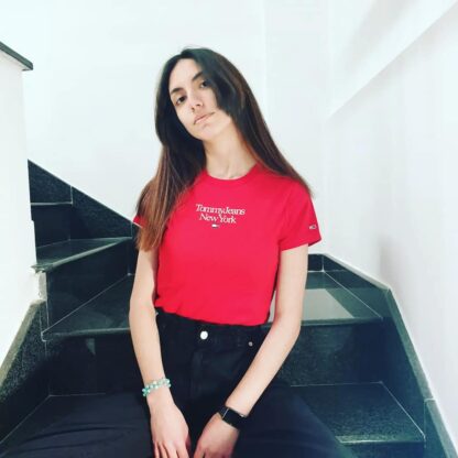 TOMMY JEANS T-shirt donna cotone - immagine 2